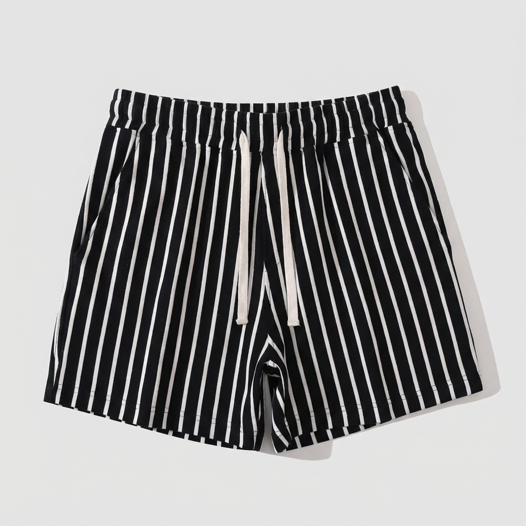 Striped Drawstring Shorts for Men – Casual Comfort & Style