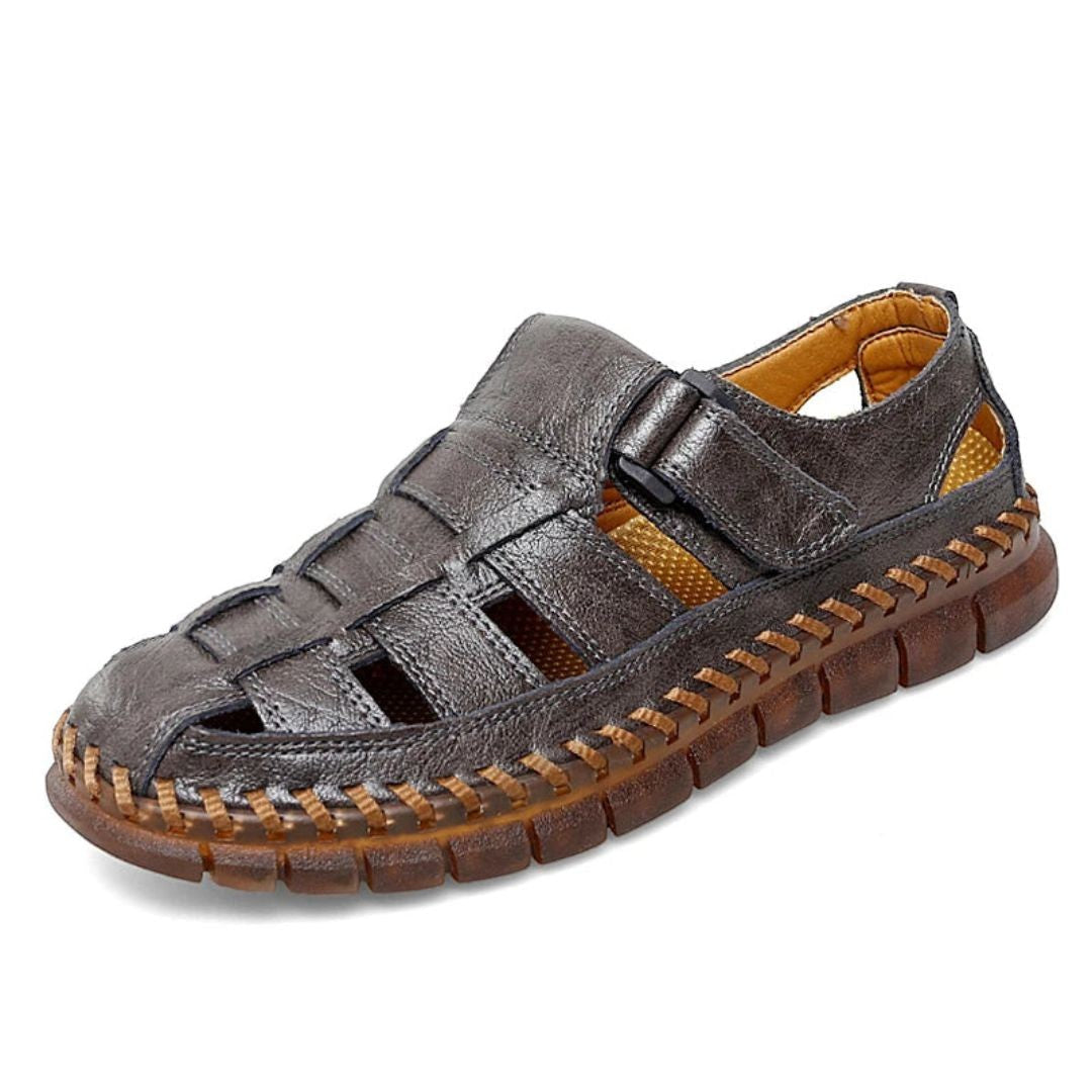 Caged Fisherman Sandals for Men – Adjustable Comfort & Traction