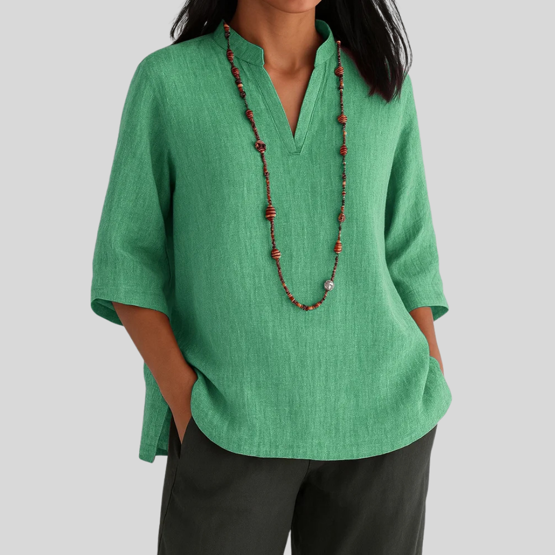 Tunic Blouse for Women – Breathable All-Day Comfort