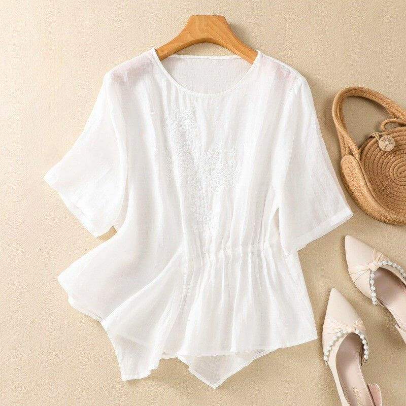 Embroidered Blouse for Women – Relaxed Comfort & Style