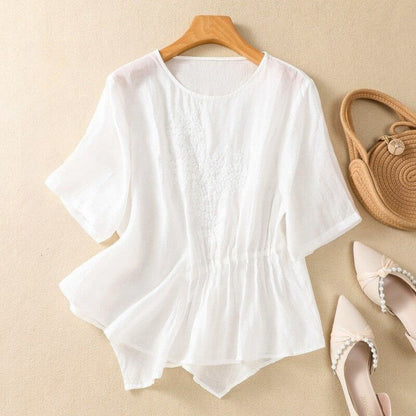 Embroidered Blouse for Women – Relaxed Comfort & Style