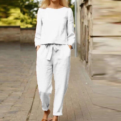 Ines - Beautiful women's ensemble in soft linen