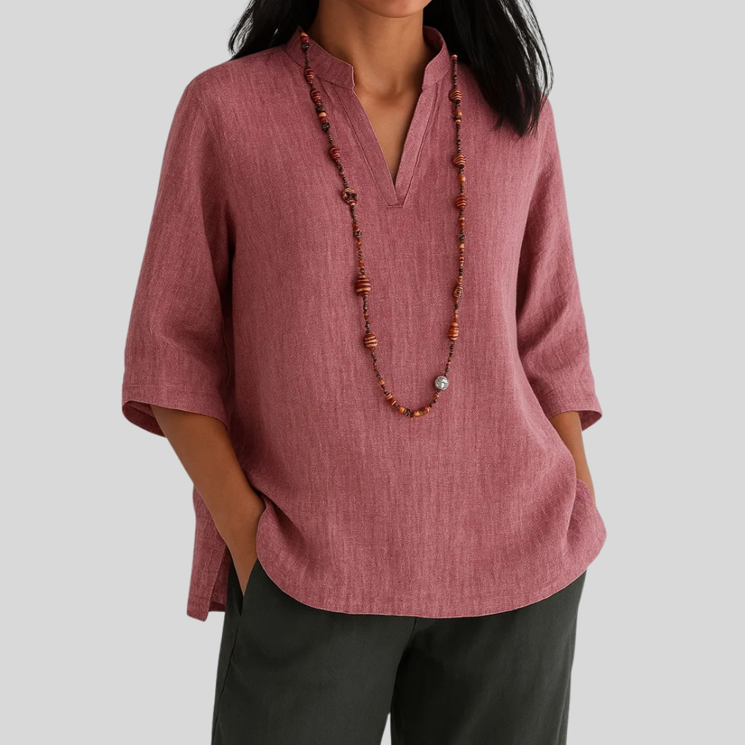 Tunic Blouse for Women – Breathable All-Day Comfort