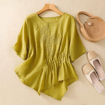 Embroidered Blouse for Women – Relaxed Comfort & Style