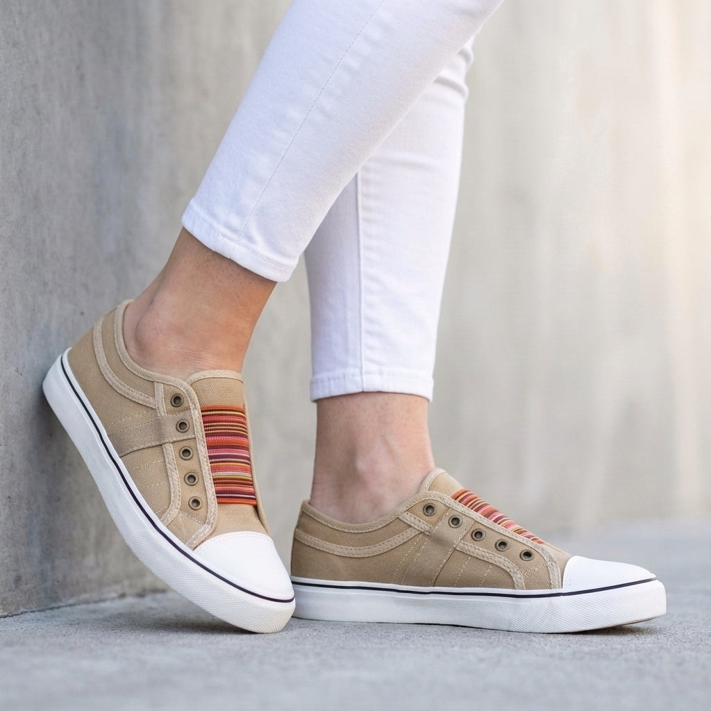Casual Canvas Sneakers – Lightweight & Everyday Comfort