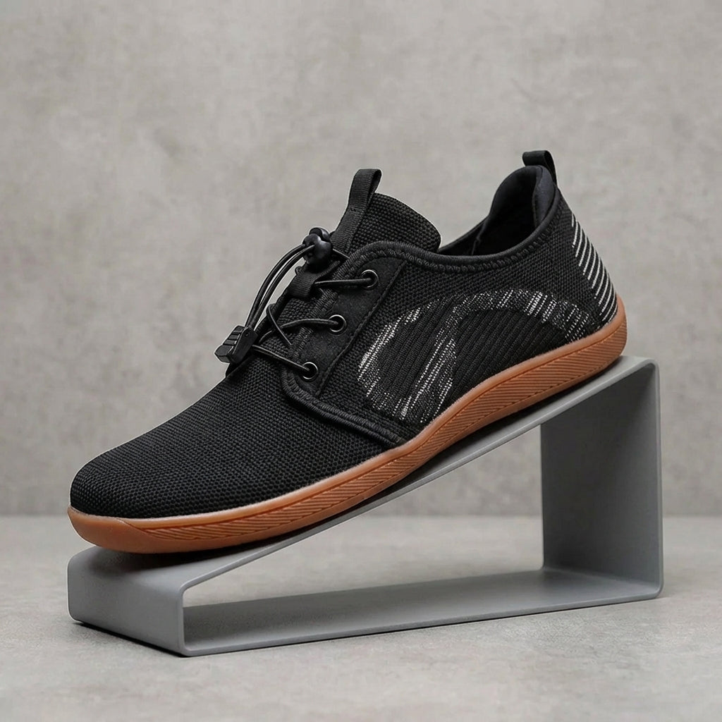 Mesh Low-Top Lace-Up Sneakers for Men – Breathable & Easy On/Off