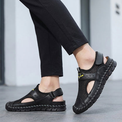 Orthopedic Closed Toe Mesh Sandals for Men – Breathable & Supportive Fit