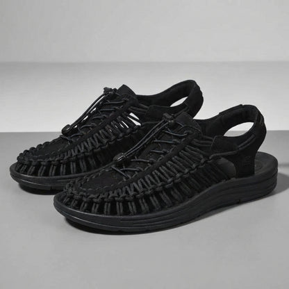 Closed Toe Rope Sport Sandals for Men – Outdoor Comfort Fit