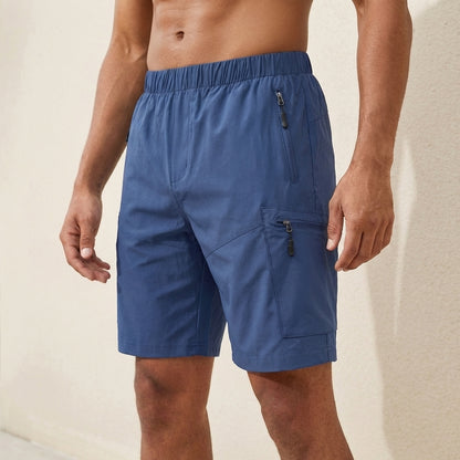 Zip Pocket Cargo Shorts for Men – Secure Storage & Comfort