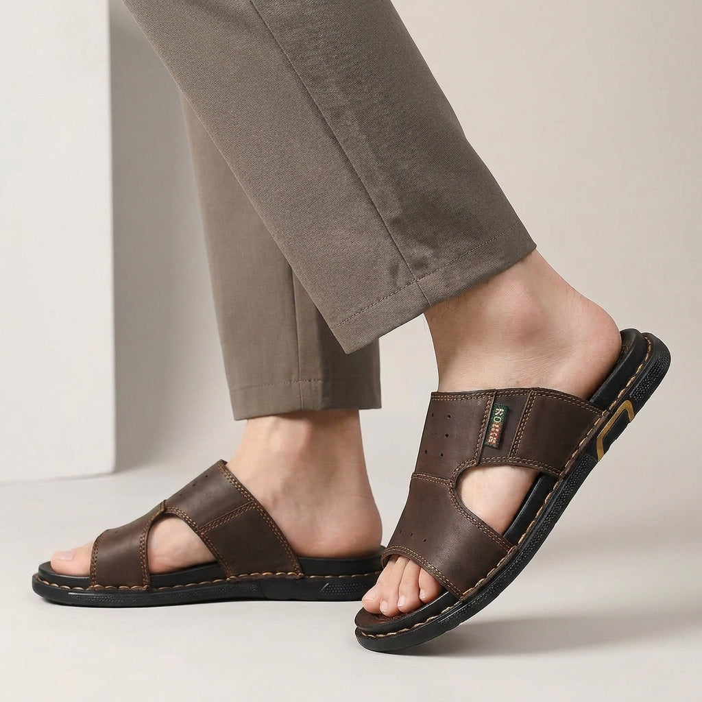 Orthopedic Slide Sandals for Men – Breathable Comfort & Support