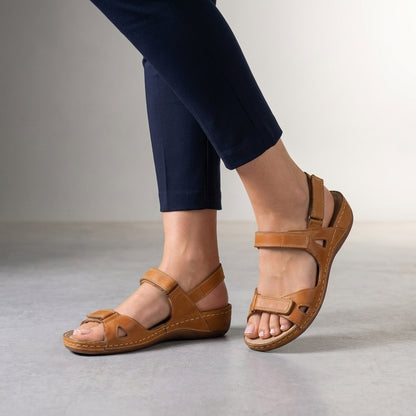 Orthopedic Ankle Strap Sandals for Women – Adjustable Comfort & Support