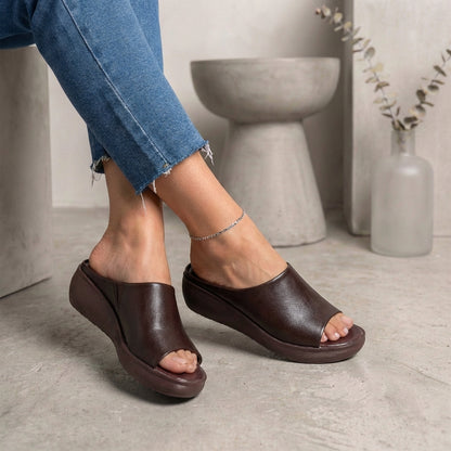 Platform Slide Sandals for Women – Stylish Everyday Comfort