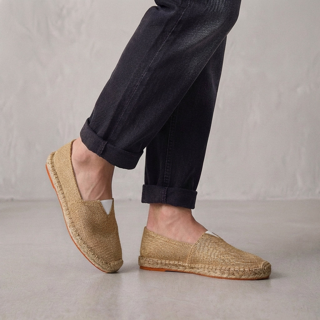 Orthopedic Jute-Sole Espadrilles for Men – All-Day Comfort & Support
