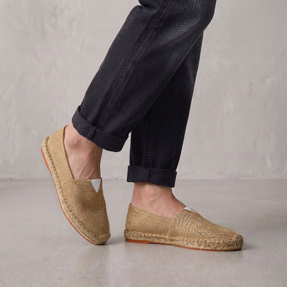 Orthopedic Jute-Sole Espadrilles for Men – All-Day Comfort & Support