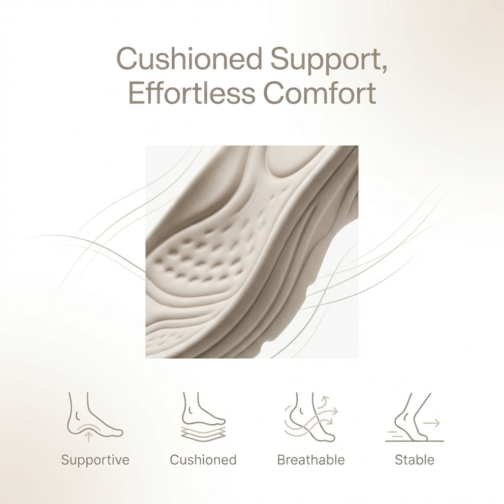 Orthopedic Slide Sandals for Women – Slip-On Ease & Support