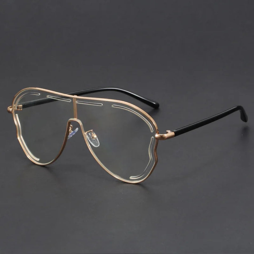 Oversized Aviator Sunglasses – Classic Double-Bridge Style