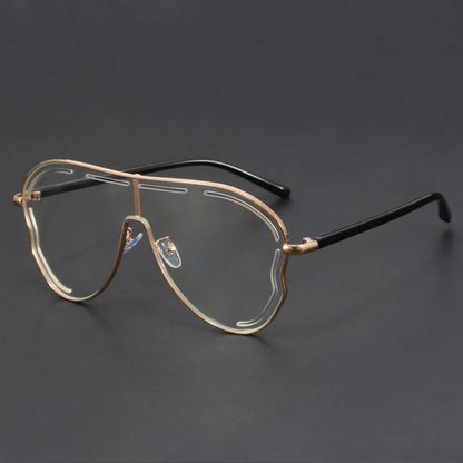 Oversized Aviator Sunglasses – Classic Double-Bridge Style