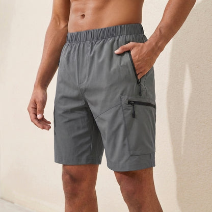 Zip Pocket Cargo Shorts for Men – Secure Storage & Comfort