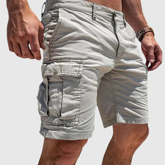 Relaxed Fit Multi-Pocket Cargo Shorts for Men – Casual Comfort & Storage