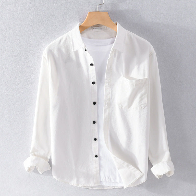 Relaxed Fit Button-Front Casual Shirt for Men – Everyday Comfort & Style