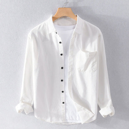 Relaxed Fit Button-Front Casual Shirt for Men – Everyday Comfort & Style