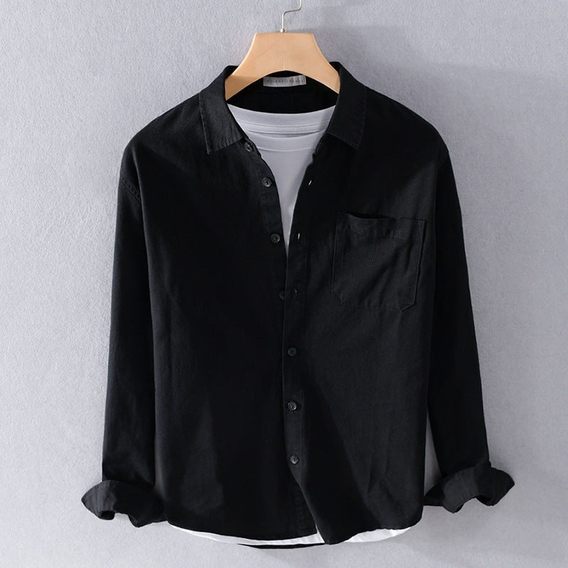 Relaxed Fit Button-Front Casual Shirt for Men – Everyday Comfort & Style