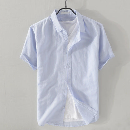 Relaxed-Fit Button-Front Shirt for Men – Breathable Comfort & Casual Style
