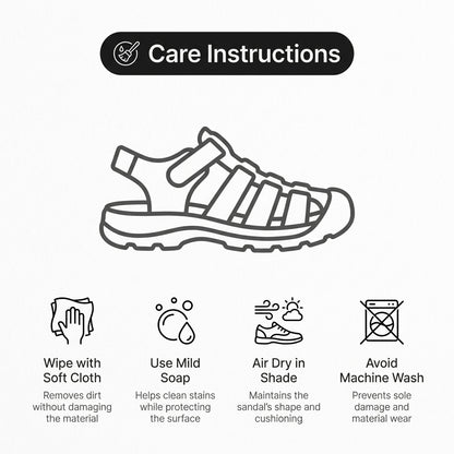 Orthopedic Sandals for Men – Breathable Comfort & Support