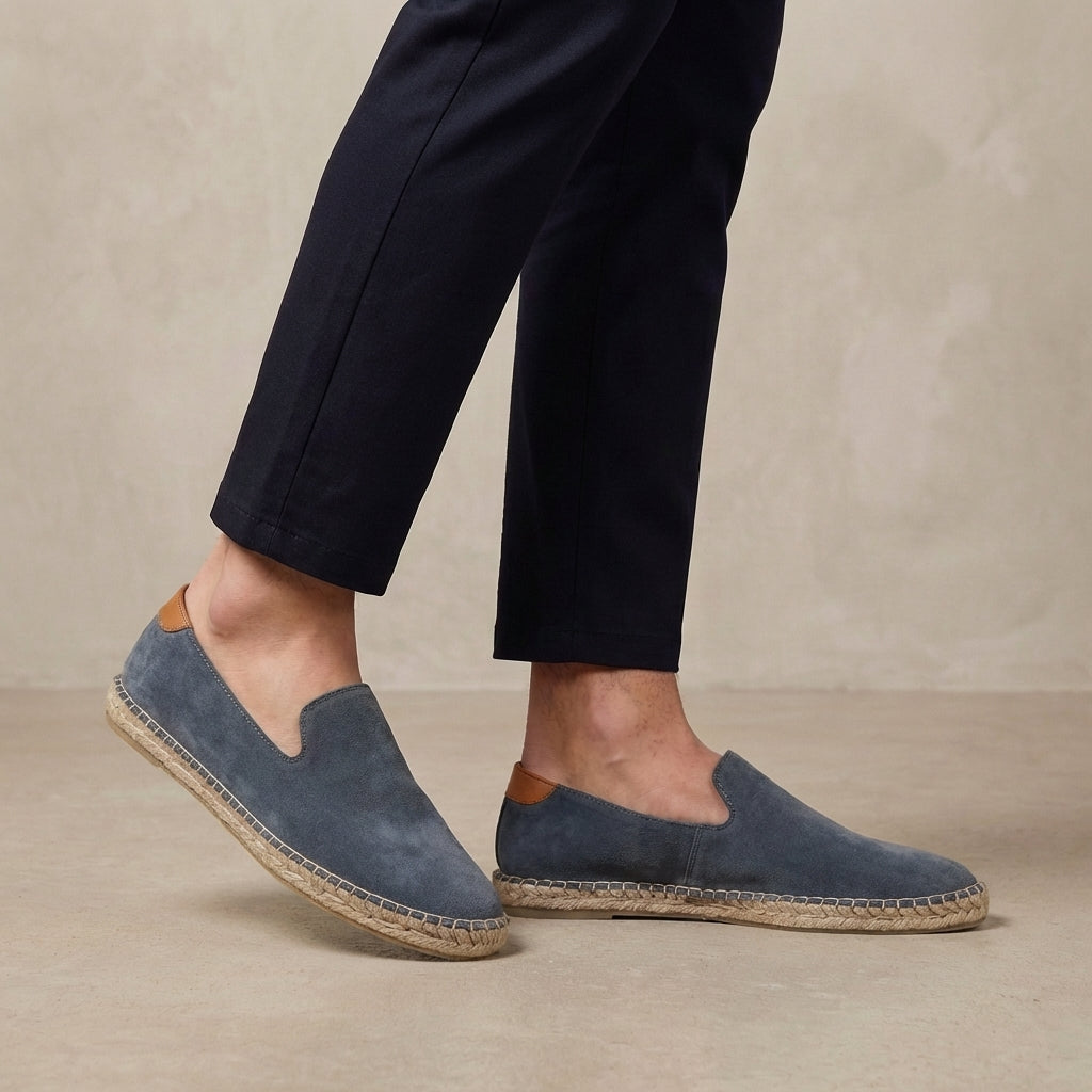 Slip-On Jute-Sole Espadrilles for Men – Easy On & Off