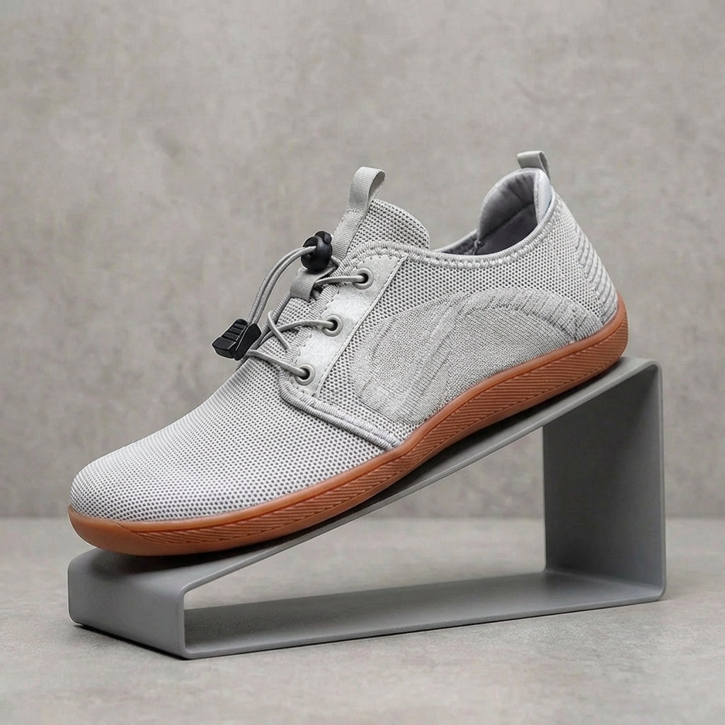 Mesh Low-Top Lace-Up Sneakers for Men – Breathable & Easy On/Off
