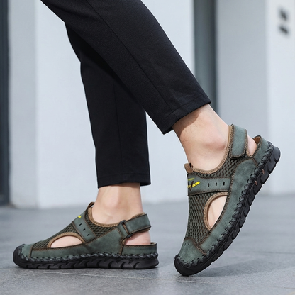 Orthopedic Closed Toe Mesh Sandals for Men – Breathable & Supportive Fit