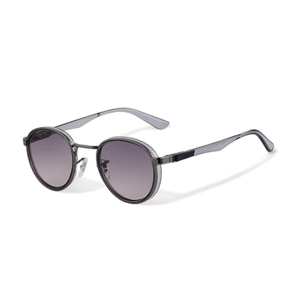 Round Mirrored Sunglasses for Men – Glare-Reducing & Adjustable Fit