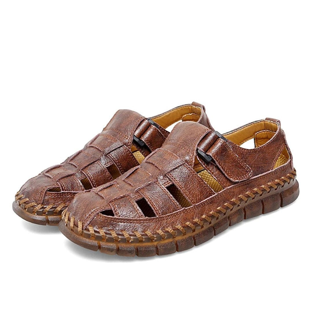 Caged Fisherman Sandals for Men – Adjustable Comfort & Traction