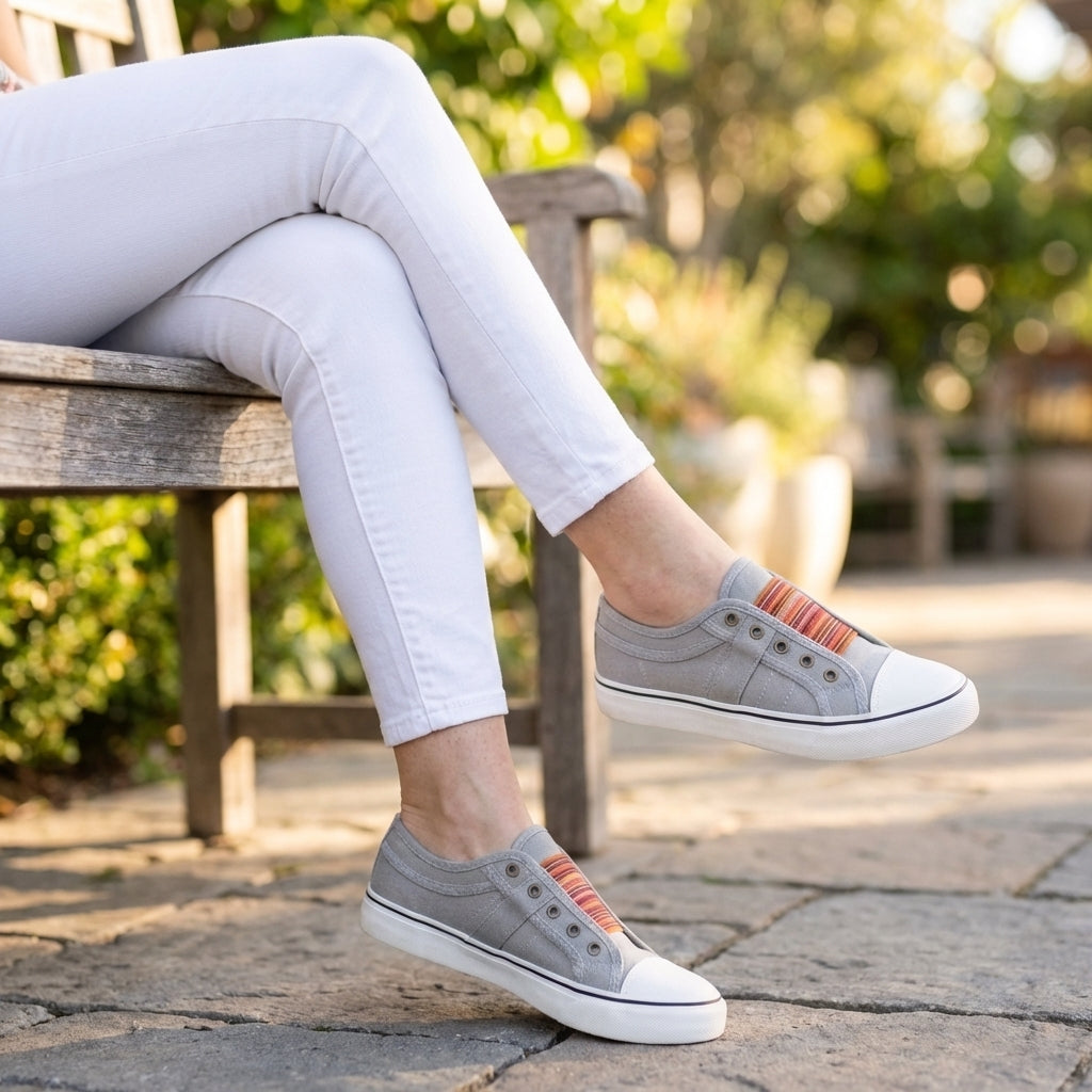Casual Canvas Sneakers – Lightweight & Everyday Comfort