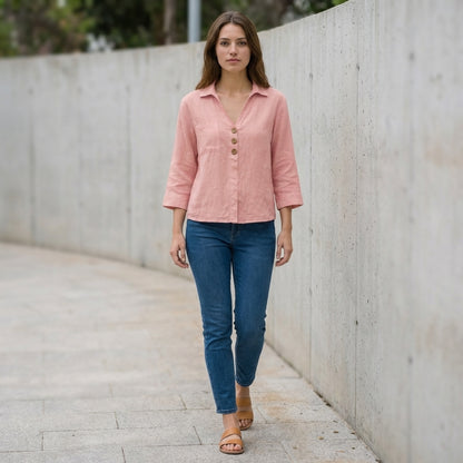 Relaxed Fit Shirt for Women – Casual Comfort & Breathability