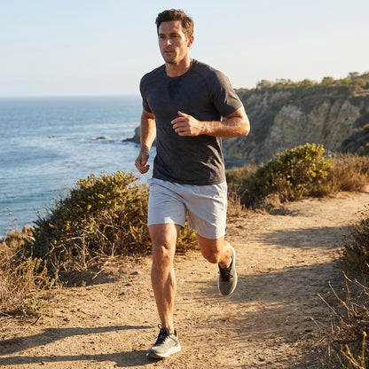 Knee-Length Athletic Shorts for Men – Comfort & Mobility