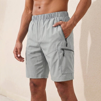 Zip Pocket Cargo Shorts for Men – Secure Storage & Comfort
