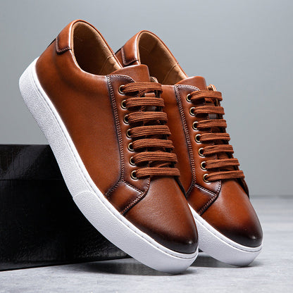 Low-Top Sneakers | Lace-Up, Contrast Sole Sneakers