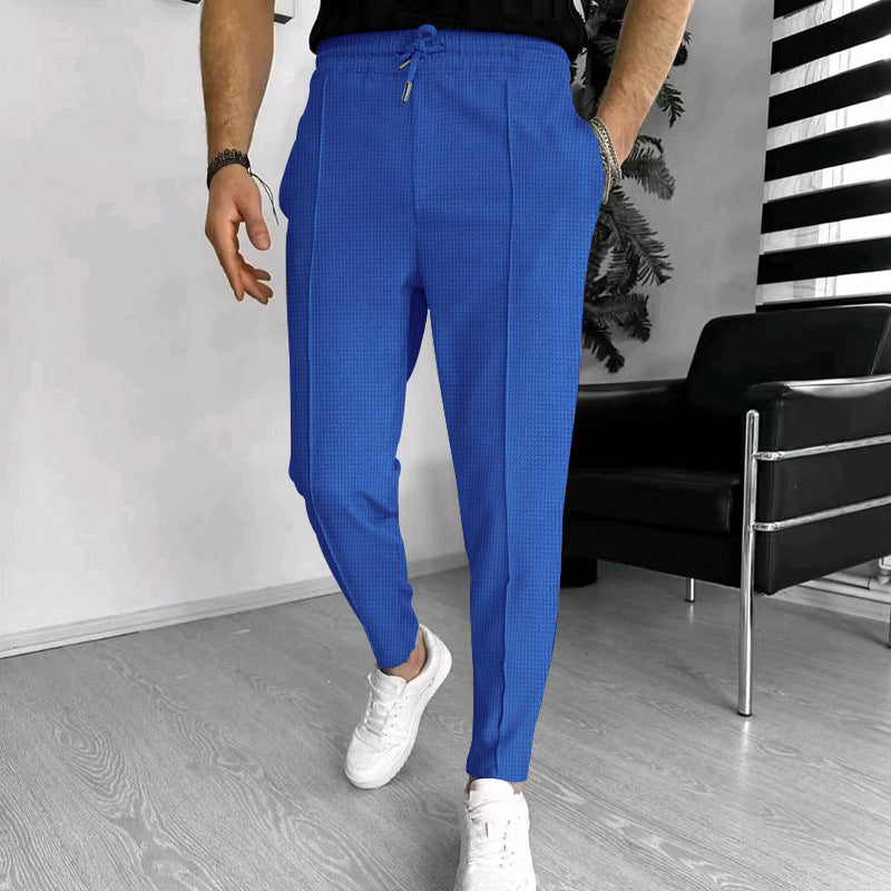 Men's Pants – Slim Fit – Elastic Waist with Drawstring – Breathable Stretch Fabric – With Pockets