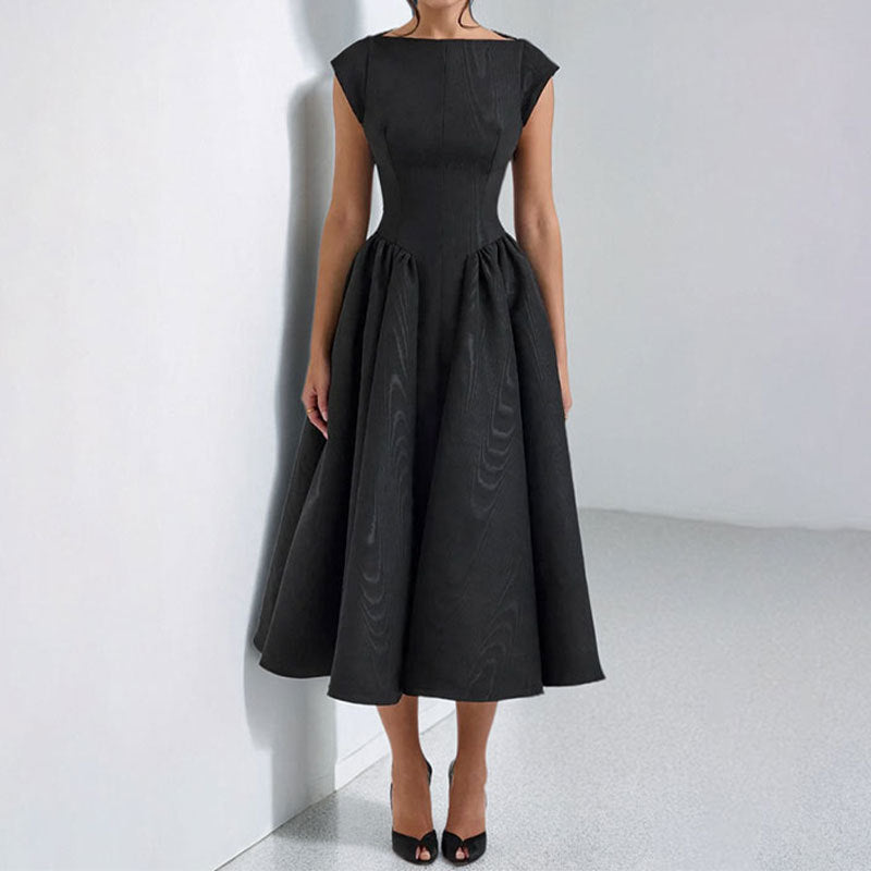 Dress for Women – Sleeveless – A-line – Cut Waist – Modern Back Detail