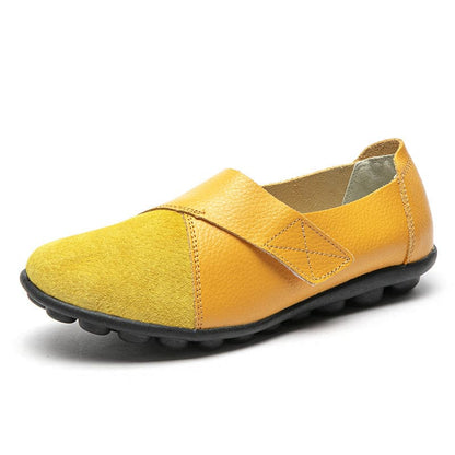 Women's Ballet Flats - Slip-On - Adjustable Strap - Comfortable with Non-Slip Sole