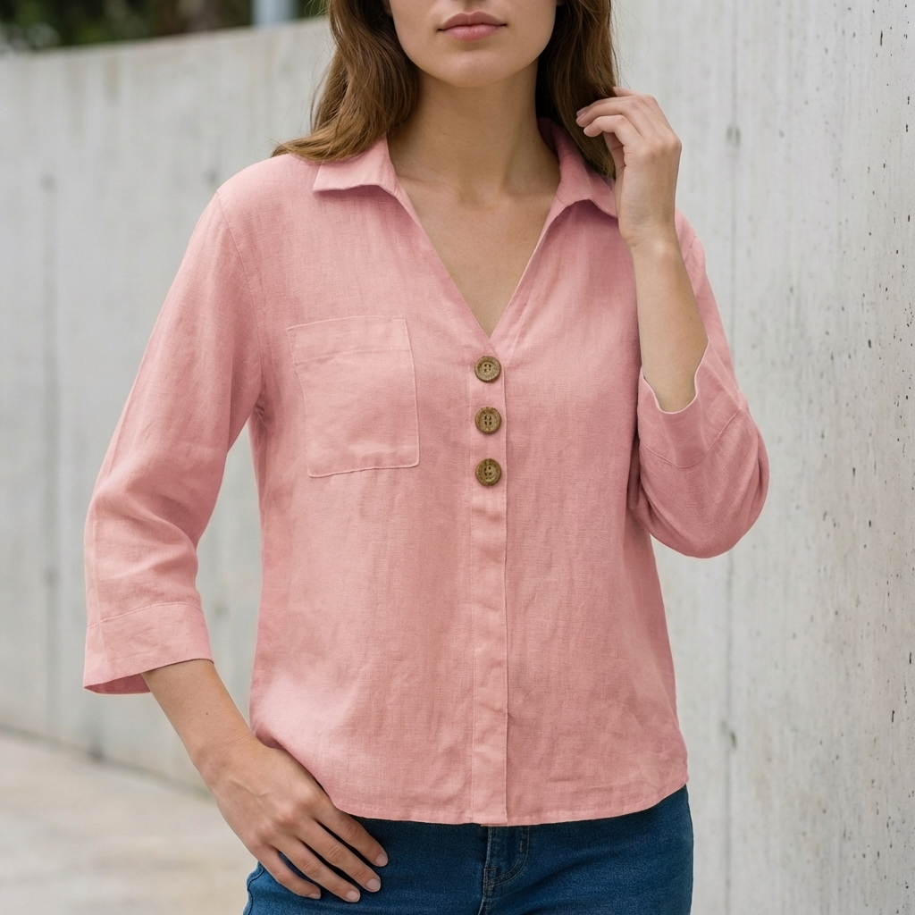 Relaxed Fit Shirt for Women – Casual Comfort & Breathability