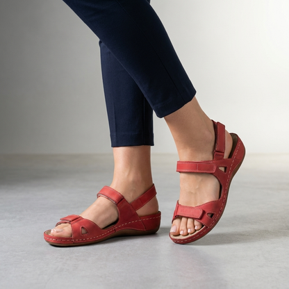 Orthopedic Ankle Strap Sandals for Women – Adjustable Comfort & Support