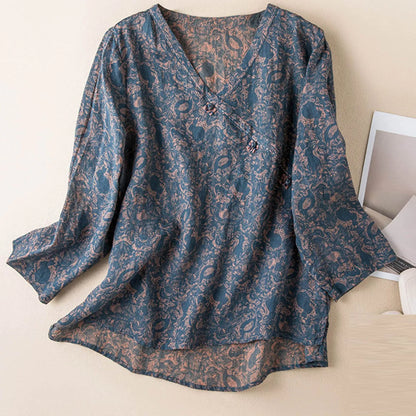 V-Neck Blouse for Women – Breathable Everyday Comfort