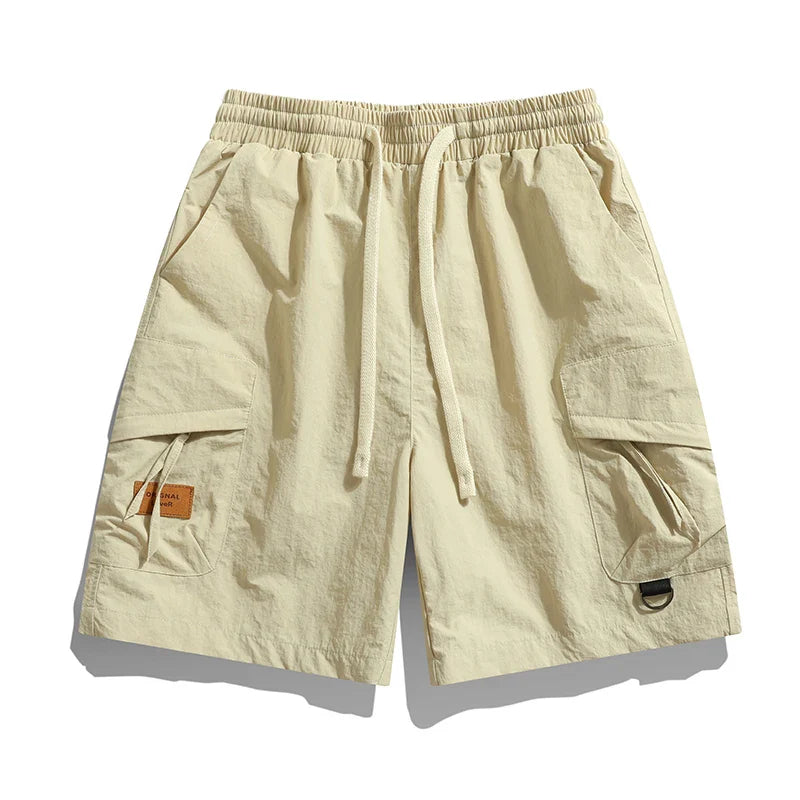 Relaxed Fit Cargo Shorts for Men – Adjustable Comfort & Storage