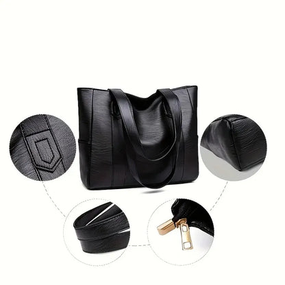 Vintage Large Capacity Tote Bag For Daily Use