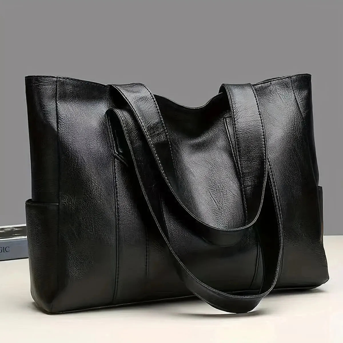Vintage Large Capacity Tote Bag For Daily Use