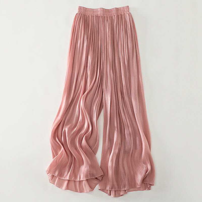 Pleated Wide-Leg Pants for Women – Relaxed Comfort & Style