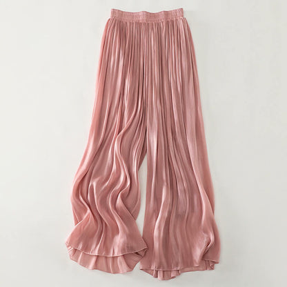 Pleated Wide-Leg Pants for Women – Relaxed Comfort & Style
