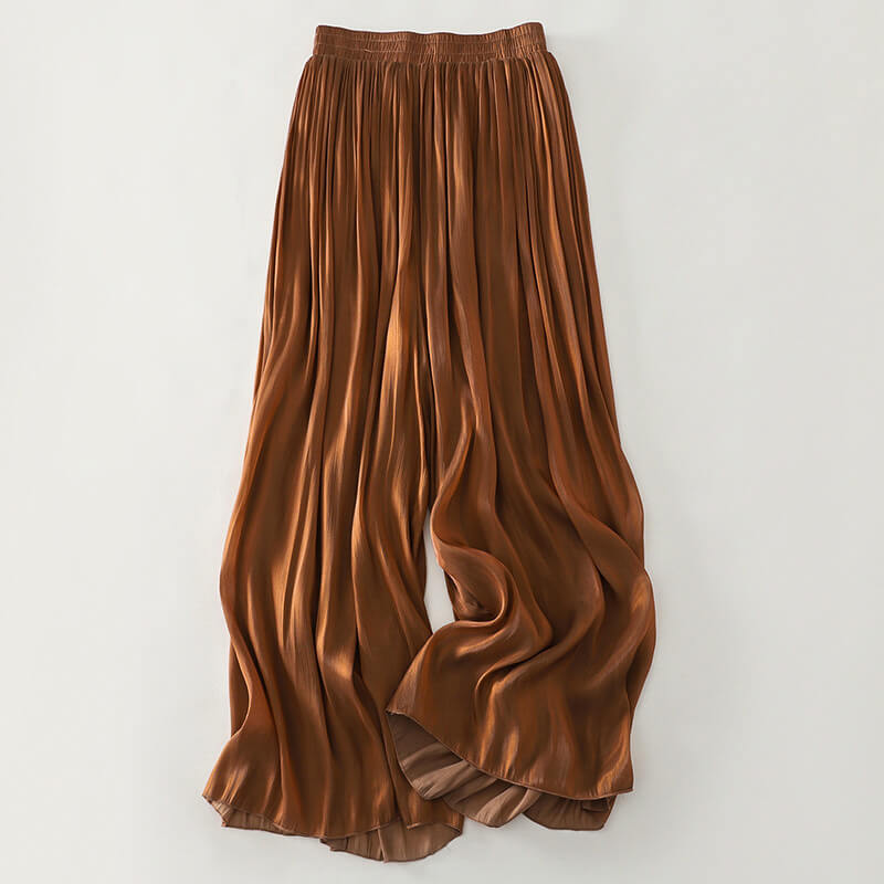 Pleated Wide-Leg Pants for Women – Relaxed Comfort & Style